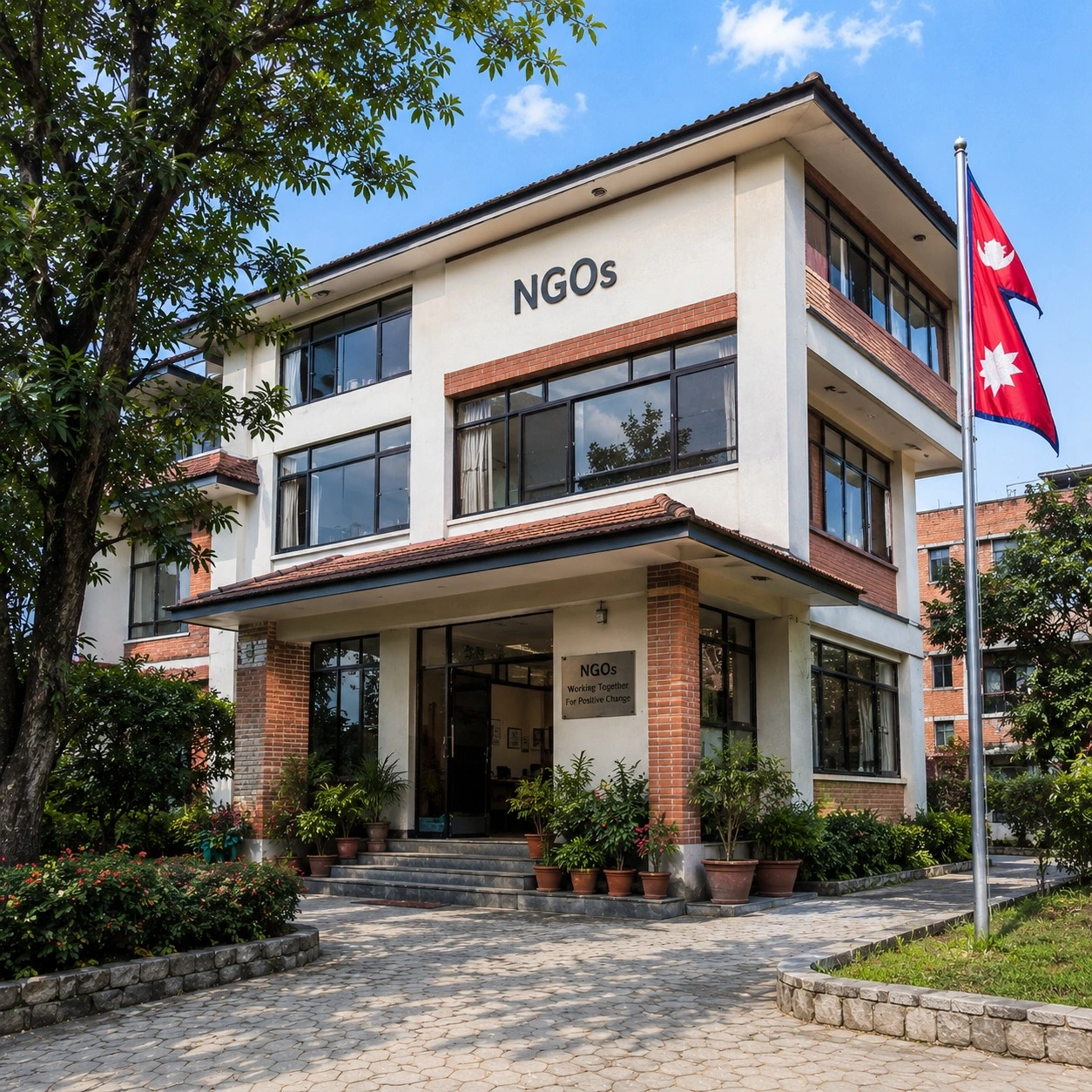 NGO INGO attendance system Nepal — volunteer and project management
