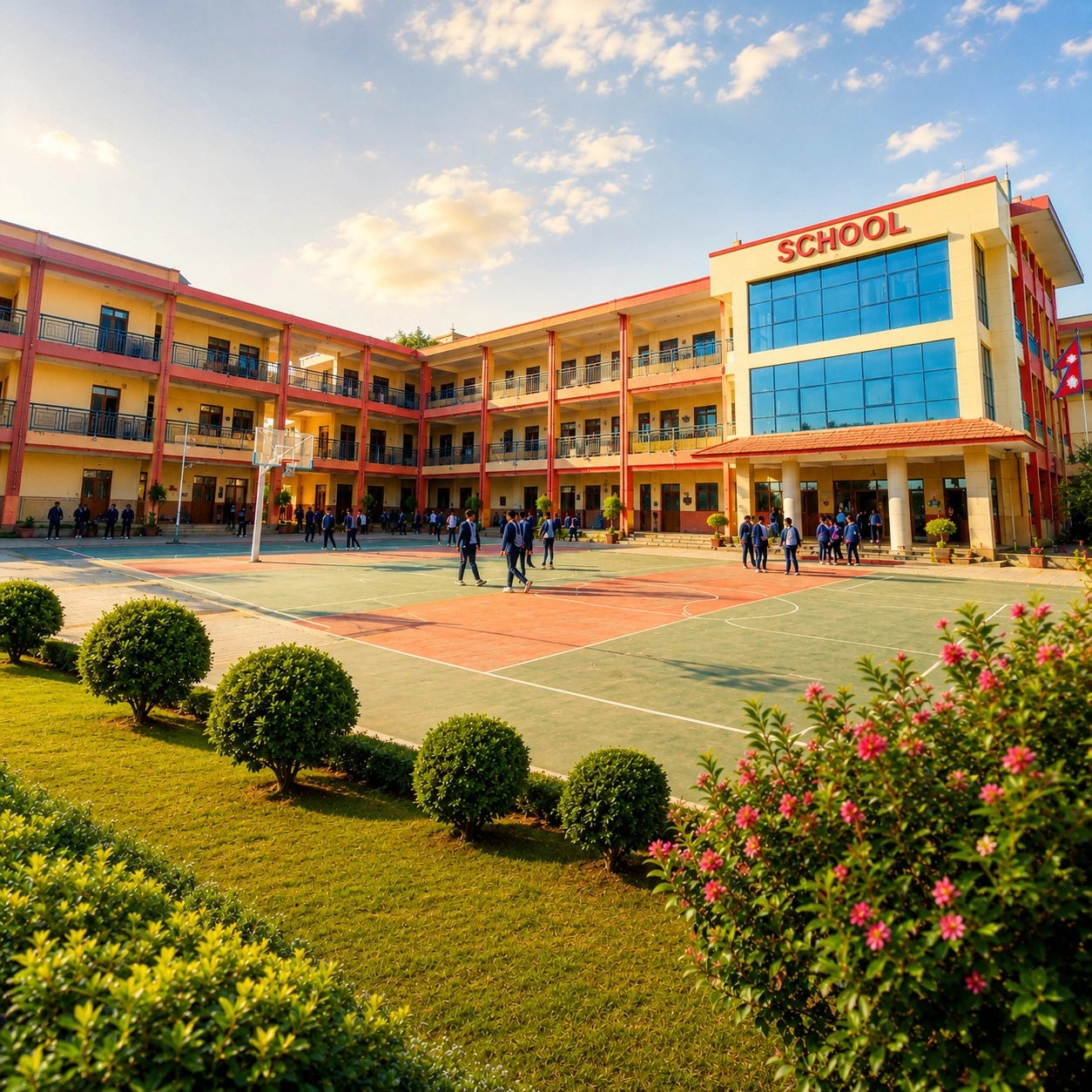 School HRMS Nepal — teacher attendance and leave workflow